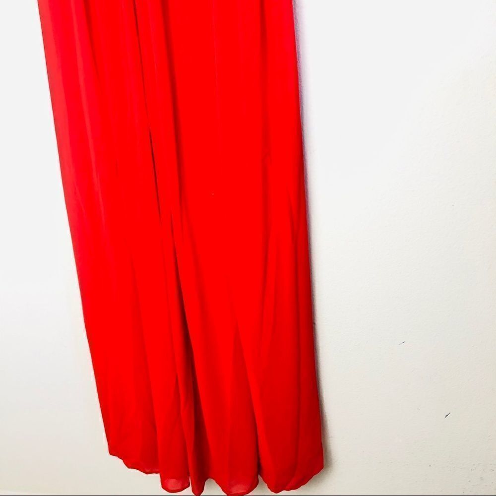 NWT Revolve Lovers & Friends Red Slit Maxi Gown XXS - Picture 4 of 8